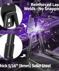 Reinforced laser welding on heavy duty garage hooks 16 pack wall mount storage hangers for power tools, solid steel construction.