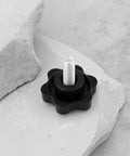 Ten Pcs 5mm Star Socket Cap Screws M5x10mm For CB Radio Mounting Brackets Durable Plastic And Carbon Steel Build Easy Hand Tighten No Tools Needed Non Slip Star Head Design For Quick Vehicle Radio Install