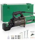 PEResQ 1 Inch Rebar Cutter Electric Hydraulic Steel Bar Shear 4 To 25Mm with tool kit and manual for construction.