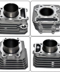 TRX300FW Cylinder Kit Air Cooled Compatible With Honda Fourtrax 300 1988 2000 Top End Rebuild Kit, metal cylinder view, 281.7cc