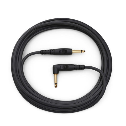 Premium Shielded Guitar Cable One Quarter Inch Male To One Quarter Inch Male Ten Feet Custom Series Right Angle And Straight Ends