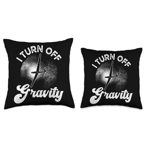 Glider Pilot Throw Pillow For Sailplane Enthusiasts And Aviation Junkies Who Live To Fly The Soaring Vibe Cozy Home Decor Cushion