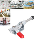 Heavy Duty Toggle Clamp With 88 Lbs Holding Power, Quick Release Push Pull Grip For Woodworking Jigs, Pocket Hole Jigs, Welding Fixtures
