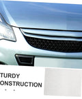 Front view of car with Two Piece Car Bumper Repair Mesh Kit With Stainless Steel Wire Mesh For Fixing Holes And Cracks inset.