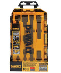 Impact Driver Socket Set With Extensions And Drill Adapters Metric 10 Piece Three Eighths Inch And One Half Inch Drive