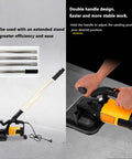 Beast Mode 4 Head Concrete Grinder And Surface Planer Kit With Industrial Diamond Wheels 3800W Torque Generator with double handle design.