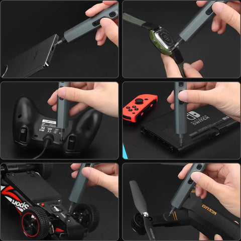 Boss Level Electric Screwdriver Tool Kit With 155 Precision Bits For Quick Fixes And Reliable Performance Featuring Variable Torque Settings And Compact Ergonomic Handle For Any Project, repairing electronics.
