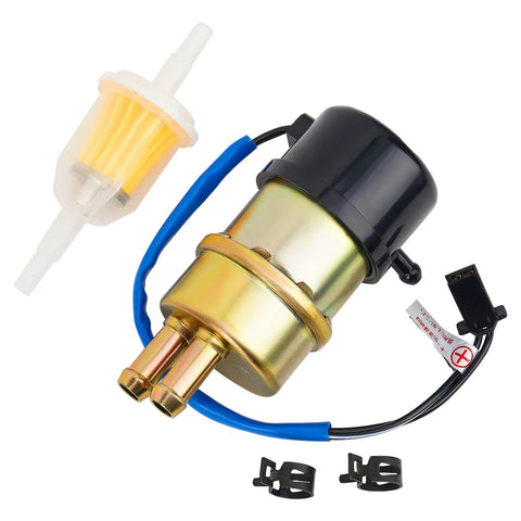 High Flow 12V In Line 4 Wire Motorcycle Fuel Pump Replacement OEM Grade For Honda Shadow Spirit and filter