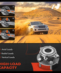 2 X Front Wheel Bearing And Hub Assemblies For Mazda CX-5 2013-2022 And Mazda6 2014-2019 showcasing installation diagram