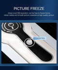 Close-up of freeze key on 11 Inch HD Scalp Analysis Machine With 50x And 200x Lenses Digital Scalp Microscope