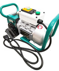 Heavy Duty Portable Electric Beveling Machine For Steel Plate Edge Prep featuring a green handle, 1100W motor, and power cord.