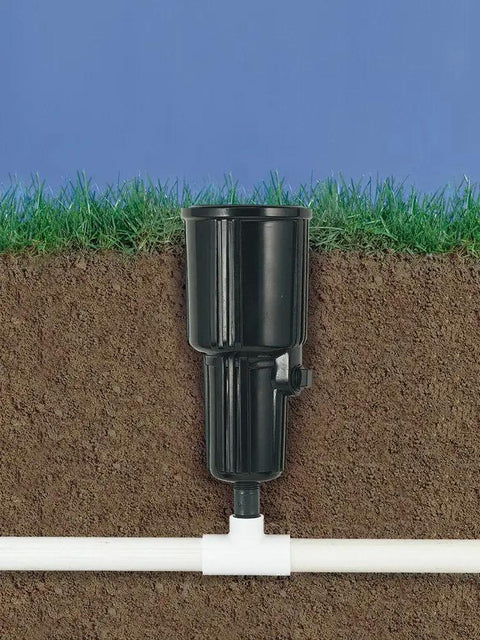 Top Shelf Pulse Pop Up Impact Sprinkler Head Replacement For Nailing Yard Irrigation Projects, visible underground pop-up mechanism.