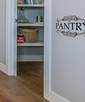 Three Pack Large Vinyl Door Decals For Bathroom Laundry And Pantry Wall Decor Peel And Stick Quotes For Doors And Cabinets Easy Tear Off Custom Signage with pantry design on door
