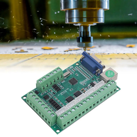 5 Axis CNC Control Board USB Motion Controller With Optical Isolation near milling machine