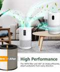 Three In One HEPA Air Purifier Replacement Filter For B D02L And B D02U Purifiers Compatible With MOOKA KOIOS VEWIOR Models Two Pack