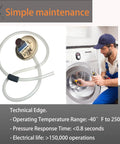Washer Water Level Pressure Switch Replacement For LG That Fits Like A Charm 6501EA1001R; simple maintenance, technical details shown
