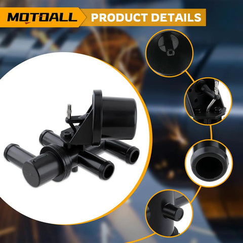 Front HVAC Heater Control Valve Solenoid Replacement For Ford Aerostar Explorer Ranger Lincoln Aviator Mercury Mountaineer Mazda B2300 B2500 F87H18495AA F87Z18495AA Easy Install Durable OE Style Fit High Quality Auto Part with multiple angles and details highlighted