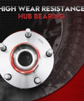 Two Pack Beefy Front Wheel Bearing Hub Assembly 513296 Fits Infiniti JX35 QX60 2013 To 2019 And Nissan Altima 5 Lug Bearing