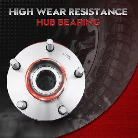Two Pack Beefy Front Wheel Bearing Hub Assembly 513296 Fits Infiniti JX35 QX60 2013 To 2019 And Nissan Altima 5 Lug Bearing