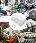 Stainless Steel Retaining Ring Assortment Kit 1.5 To 15mm For Automotive, Machinery, And DIY Projects, Rust Resistant Black Oxide Finish Clip Ring Set With 400 Pieces In Widely Used Sizes For Quick, Secure, No Fuss Fits, assorted retaining rings in storage case
