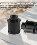 2 Pack Mountain Bike Hub Adapter Quick Release Converter 15mm To 9mm Thru Axle For Mountain And Road Wheel Sets CNC Machined