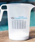 One Gallon 128oz Pitcher With Handy Conversion Chart Built Tough Food Grade Plastic BPA Free Translucent Handle