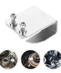 Gear Linkage Clip Repair Kit For Automotive Use Durable Cable Clip Replacement Tool For Car Enthusiasts And Pro Mechanics Easy Fit And Reliable Gearbox Linkage Fix In Silver Finish, silver metal clip