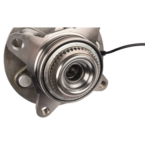 Close-up of Front Wheel Bearing Hub Replacement For Ford F150 4x4 2015-2020 135mm Bolt Circle 45 Spline Right Or Left Hub471 JL3Z1104P