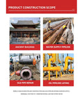 Various construction projects showcasing Heavy Duty HdD Horizontal Directional Drilling Machine Boss Level Walk Over Tracker.