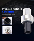 Close-up of AC Pressure Sensor Switch For Lincoln MKT MKX MKC Aviator Continental Mark LT And Ford Edge Escape Mustang
