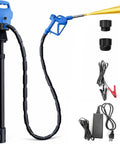 Heavy Duty Electric Drum Pump For DEF And Diesel, Plug And Play Dual Power With 120V AC 12V DC, 5 GPM Flow Rate, slick telescoping tube.