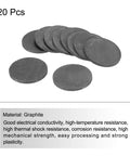 Round Graphite Block Disks Ingot Plates 28x2 Mm Pack Of 20 For Lab DIY Electronics And Metalworking Use Pro Grade Graphite Electrodes For Serious Builds