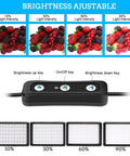 Two Pack USB LED Video Lights 5600K Dimmable With brightness control and intensity display for photo and video use.