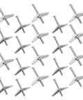 20 Piece M5 M6 Toggle Bolts And Wing Nut Kit With Full Thread Screws For Drywall Anchors in star pattern on white background