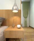 Oak Wood Peel And Stick Wallpaper For Cabinets And Drawers, Light Wood Grain Self Adhesive Contact Paper in bedroom setting.