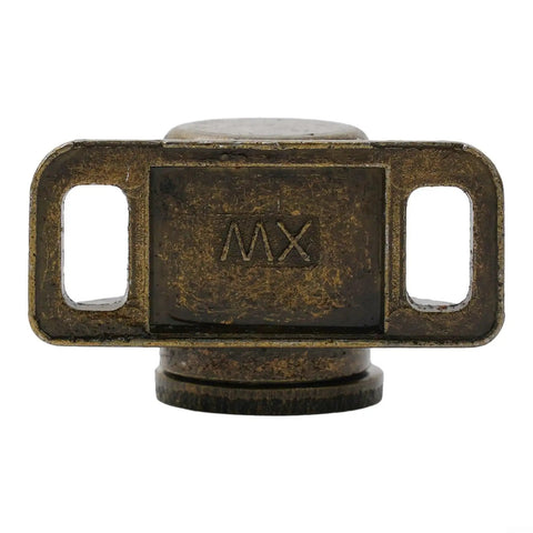 Magnetic Door Catch Zinc Alloy With Super Strong Hold For Cabinets Cupboards Closets Wardrobes And Sliding Doors Green Bronze Finish No Fuss Install Stays Put Includes Screws front view