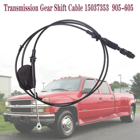 Chevy Automatic Transmission Gear Shift Cable Replacement Fits 4.3L 5.0L 5.7L 6.5L 7.4L for Tahoe Yukon Suburban Pickup 1995 2000