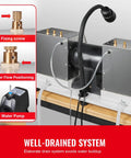 Cabbing Machine With Dope Six 6 Inch Diamond Wheels, 0.25HP 1800RPM Lapidary Rock Grinder And Polisher water pump system