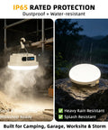 Beefy 3000LM Rechargeable Camping Light With Magnetic Hanging Hook, 4000mAh Battery, dustproof and waterproof outdoor use