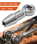 Tough As Nails 3/8 Inch Chromoly Steel Rod End Heim Joint Kit showing a joint detail for suspension projects.