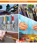 Heat Shrink Tubing Kit With Adhesive Lined Marine Grade Tubes, 2 To 1 Shrink Ratio, used in electrical wiring applications