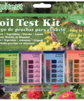 No-Fuss Soil Test Kit For Quick Garden Health Check With Accurate PH And Nutrient Analysis To Maximize Plant Growth At Home Ideal For Vegetables Lawns And Patio Containers Fast Results And Easy To Use packaging displayed on floral background