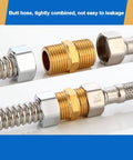Four Piece Hex Nipples Set Three Quarter Inch NPT Male Brass Pipe Fittings Equal Nipples Connectors For Plumbing Durable Solid Brass Adapters To Link Female Pipes on metal hoses