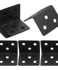 Easy Install Built Tough Cold Rolled Steel L Shaped Right Angle Corner Brackets Set Of 12 With Screws