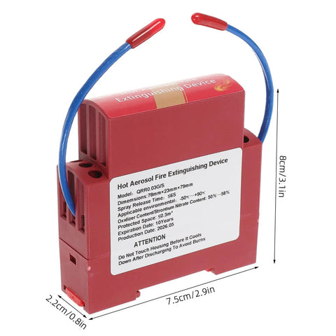 Portable Self Activating Aerosol Fire Extinguisher For Cars Trucks Suv And Boats Fast Acting Thermal Detector Keeps Your Ride Safe From Unexpected Flames With Strong Mounting Glue