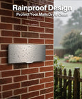 Built Tough Heavy Duty Through Wall Mailbox With Rainproof Cover Locking Drop Box And 10 Inch Adjustable Chute Weatherproof Drop Safe