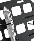 Close-up of the rugged texture on Beefy Car Headrest MOLLE Panel Organizer With Quick Install Webbing Tactical Seat Back Gear Rack
