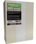Crushed Glass Sandblasting Media, 30-60 Grit (#50 Mesh), Medium Abrasive For Rust And Paint Removal, 19 lb (8.6 kg) box