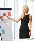 Professionals discussing charts with Lined Sticky Notes 4x6 Inches, 360 Sheets In 9 Packs, Vintage Colors for office presentations.