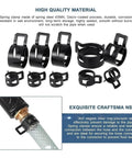 Premium 90 Plus One Plier Assortment Kit With Heavy Duty Vacuum Spring Fuel Hose Pipe Tube Clamps In Black For Various Sizes Including 10 13 17 19 And 21 Millimeters Perfect For Home Repair Or Auto Fix It Stuff Right Now. Black spring steel hose clamps with fuel line connection example